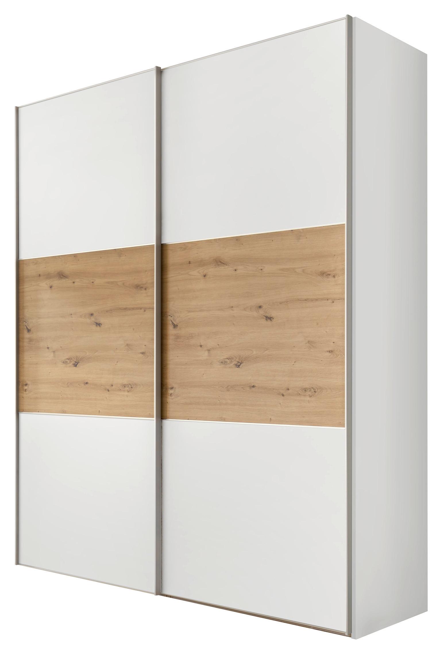 Ormar S Kliznim Vratima Includo - bijela/hrast Artisan, Design (200/222/68cm) - Premium Living