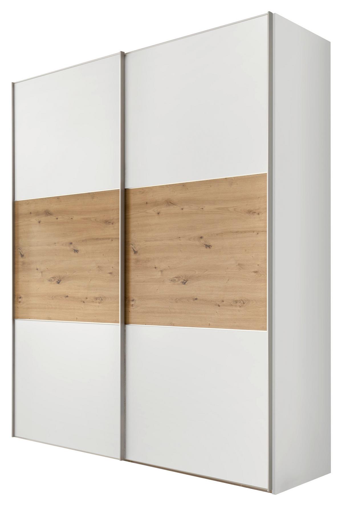 Ormar S Kliznim Vratima Includo - bijela/hrast Artisan, Design (200/222/68cm) - Premium Living