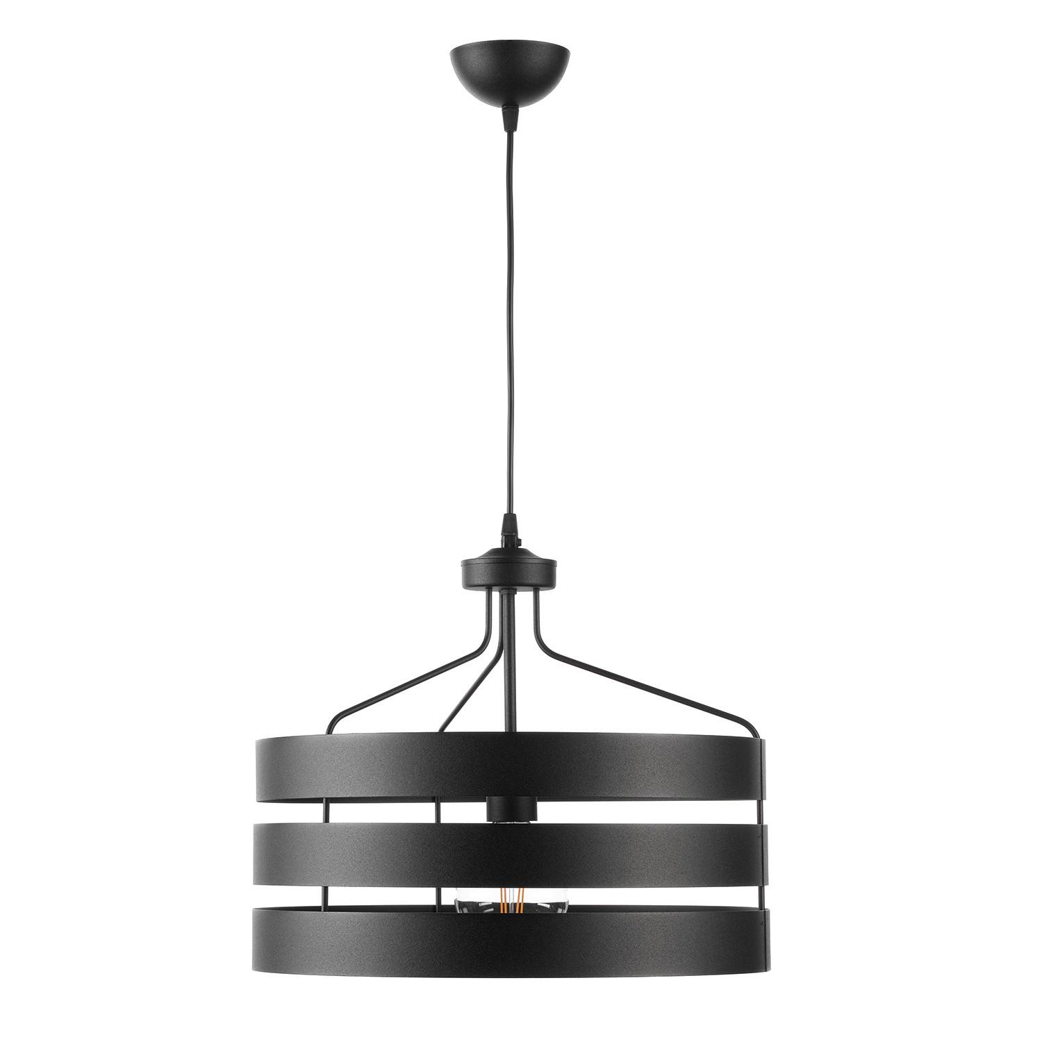 Pendelleuchte Ulisse nera Schwarz max. 22 Watt - Schwarz, Design, Metall (45/120cm)