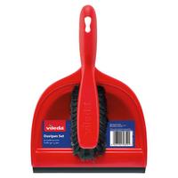 Kehrgarnitur Vileda- Kehrschaufel-Set Rot - Rot, Basics, Kunststoff (34,6/24,85/14,30cm) - Vileda