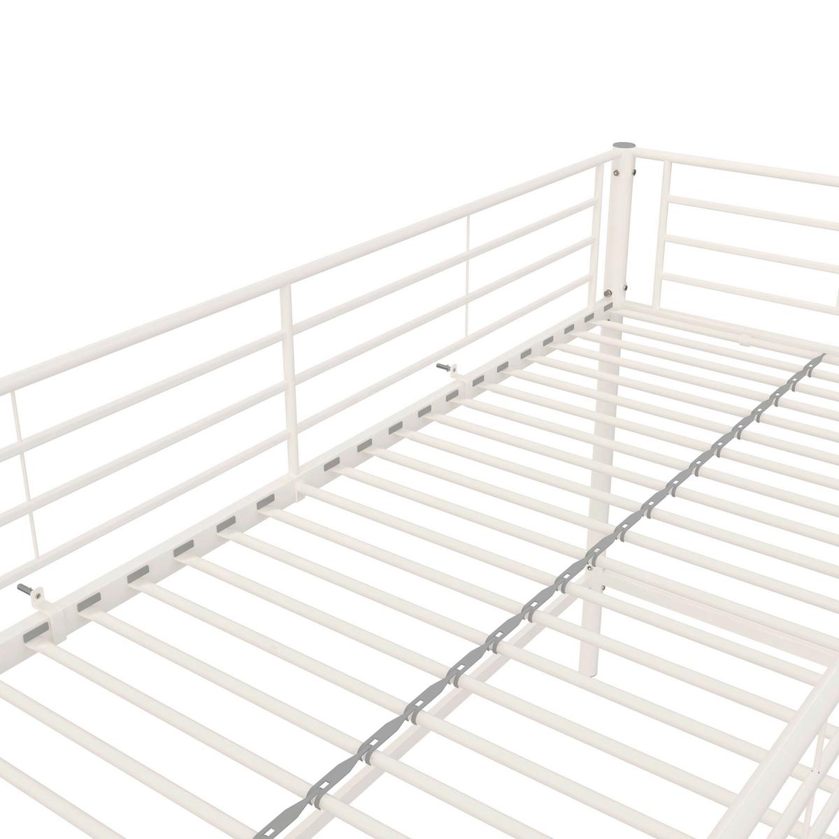 Hochbett Jodie Weiß - Weiß, Design, Metall (207/129/130cm) - MID.YOU