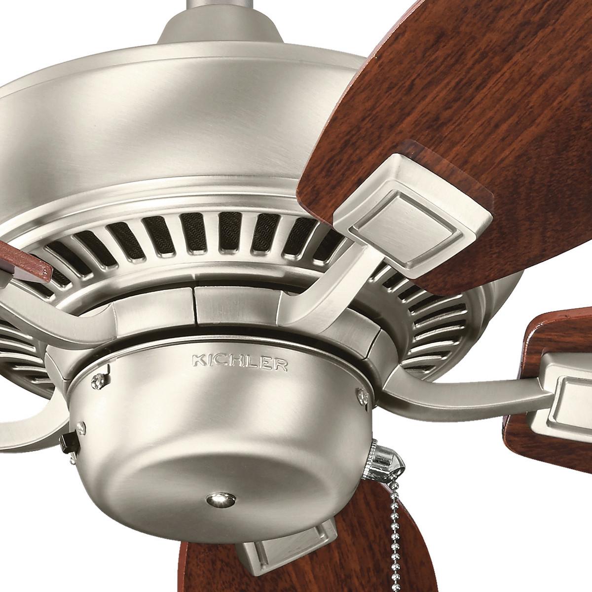 Stropni Ventilator Canfield - boje drva trešnje/boje oraha, Basics, drvo/metal (76/38cm)