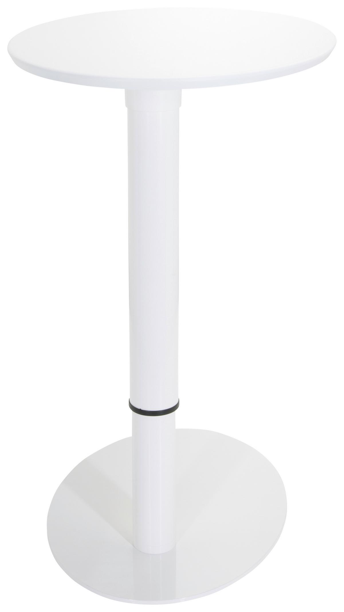 Dvižna Miza Stand Iii, Bela - bela, Basics, kovina/leseni material (90/50/64cm) - MID.YOU