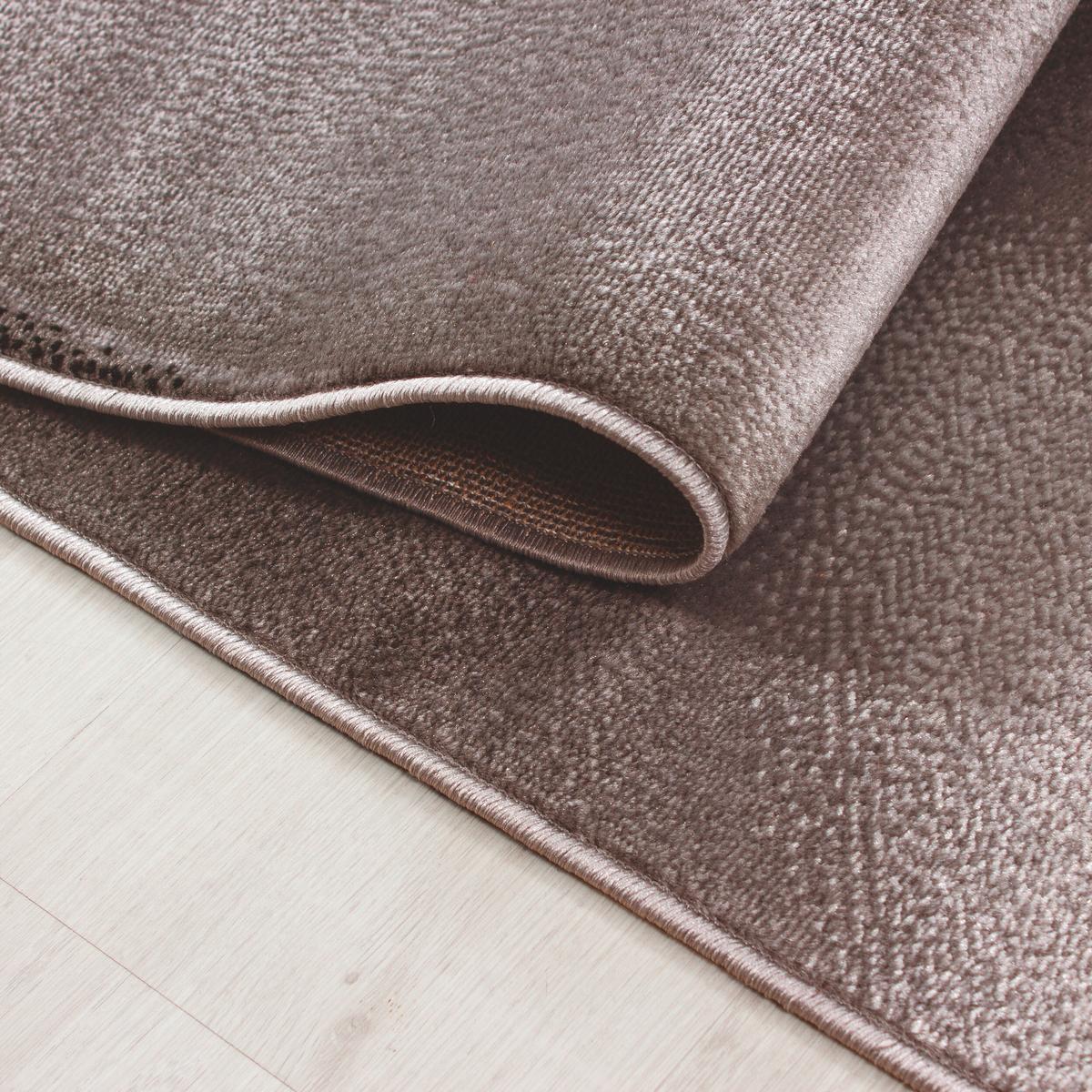 Flachwebeteppich Miami Braun ca. 140x200cm - Braun, Design, Textil (140/200cm) - Novel