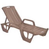 Napozóágy Florida - cappuccino, műanyag (190/67/30cm) - Keter