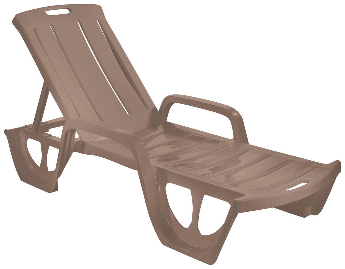 Napozóágy Florida - cappuccino, műanyag (190/67/30cm) - Keter