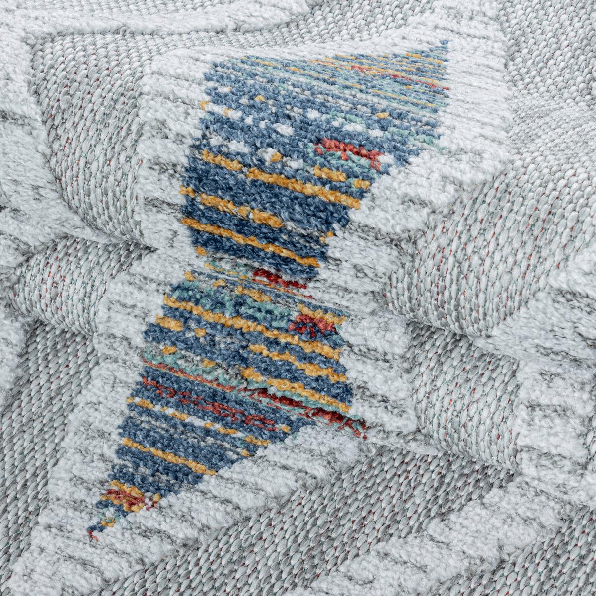 Flachwebeteppich Bahama Multicolor ca. 140x200cm - Multicolor, Design, Textil (140/200cm) - Novel
