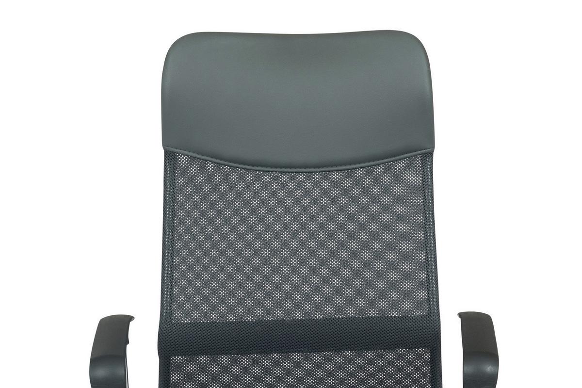 Drehstuhl Grau/Schwarz - Chromfarben/Schwarz, Design, Kunststoff/Textil (62/111/60cm) - Livetastic