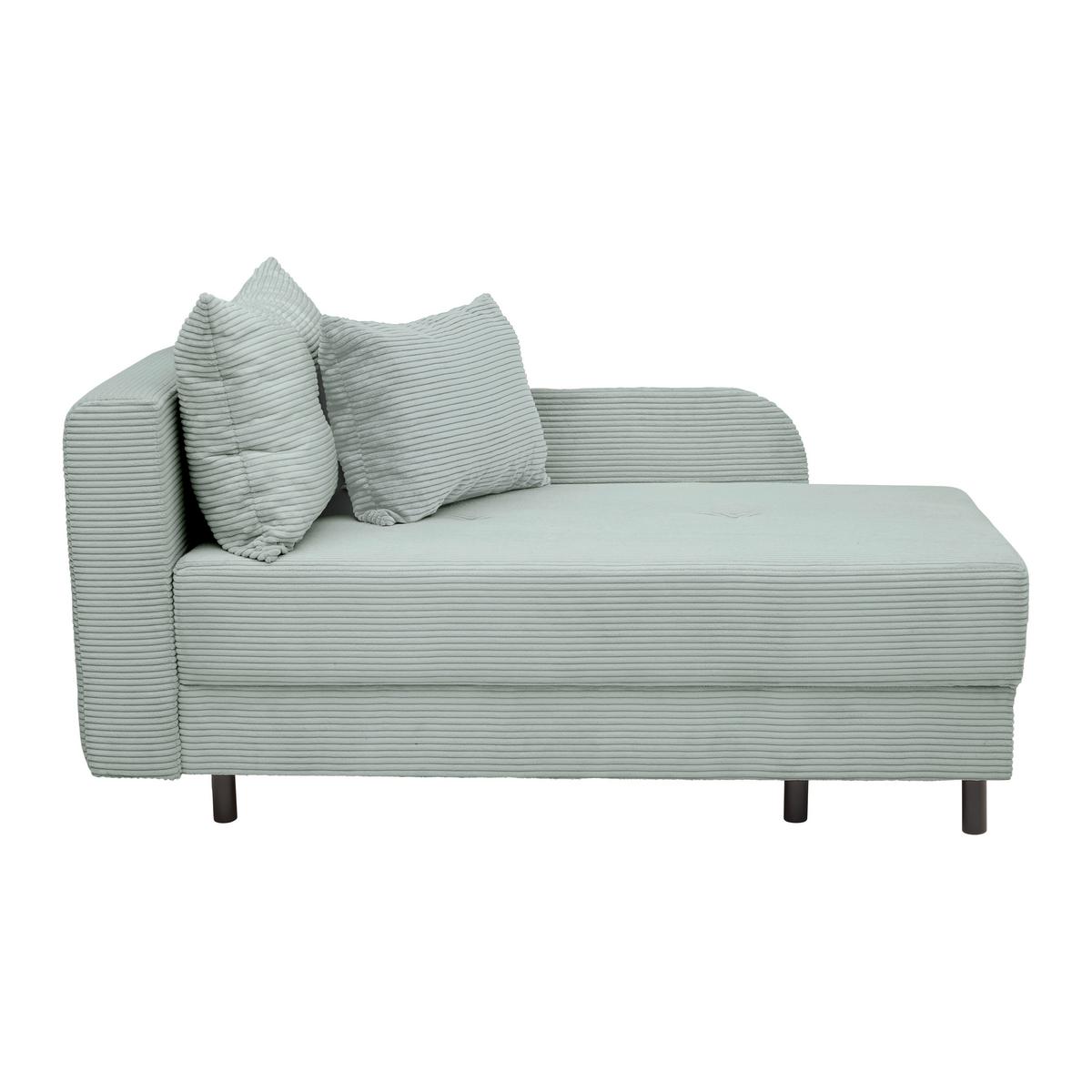 Liege Nova Grau - Schwarz/Grau, MODERN, Holz/Textil (85/62/145cm) - Mömax