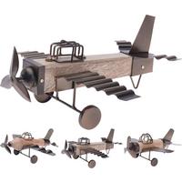 Dekor Repülő Plane - fa (26/24/11cm)