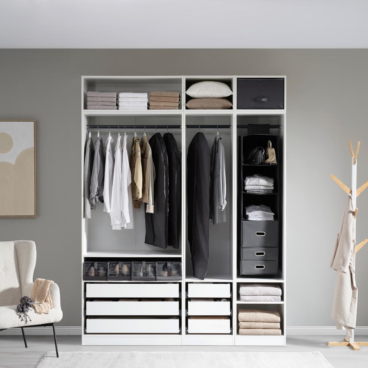 Aufbewahrungsbox Unit - S in Grau - Grau, Konventionell, Textil (33/43,5/12cm) - Mömax