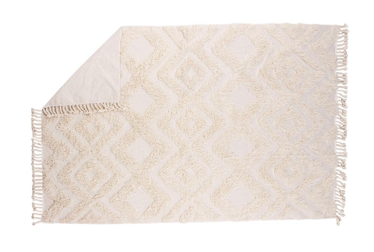 HOCHFLORTEPPICH HILMA - Weiß, LIFESTYLE, Textil (200/300cm) - P & B