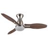 DECKENVENTILATOR 03671N GALE - Hellbraun/Dunkelbraun, Konventionell, Holzwerkstoff/Kunststoff (107/32,5cm) - Globo