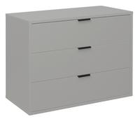 Komoda Bounty - siva/antracit, Moderno (81/67/45cm) - Premium Living