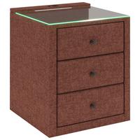 Nachtkästchen Universal Rot - Rot, KONVENTIONELL, Holzwerkstoff/Kunststoff (48/68/45,5cm) - Premium Living