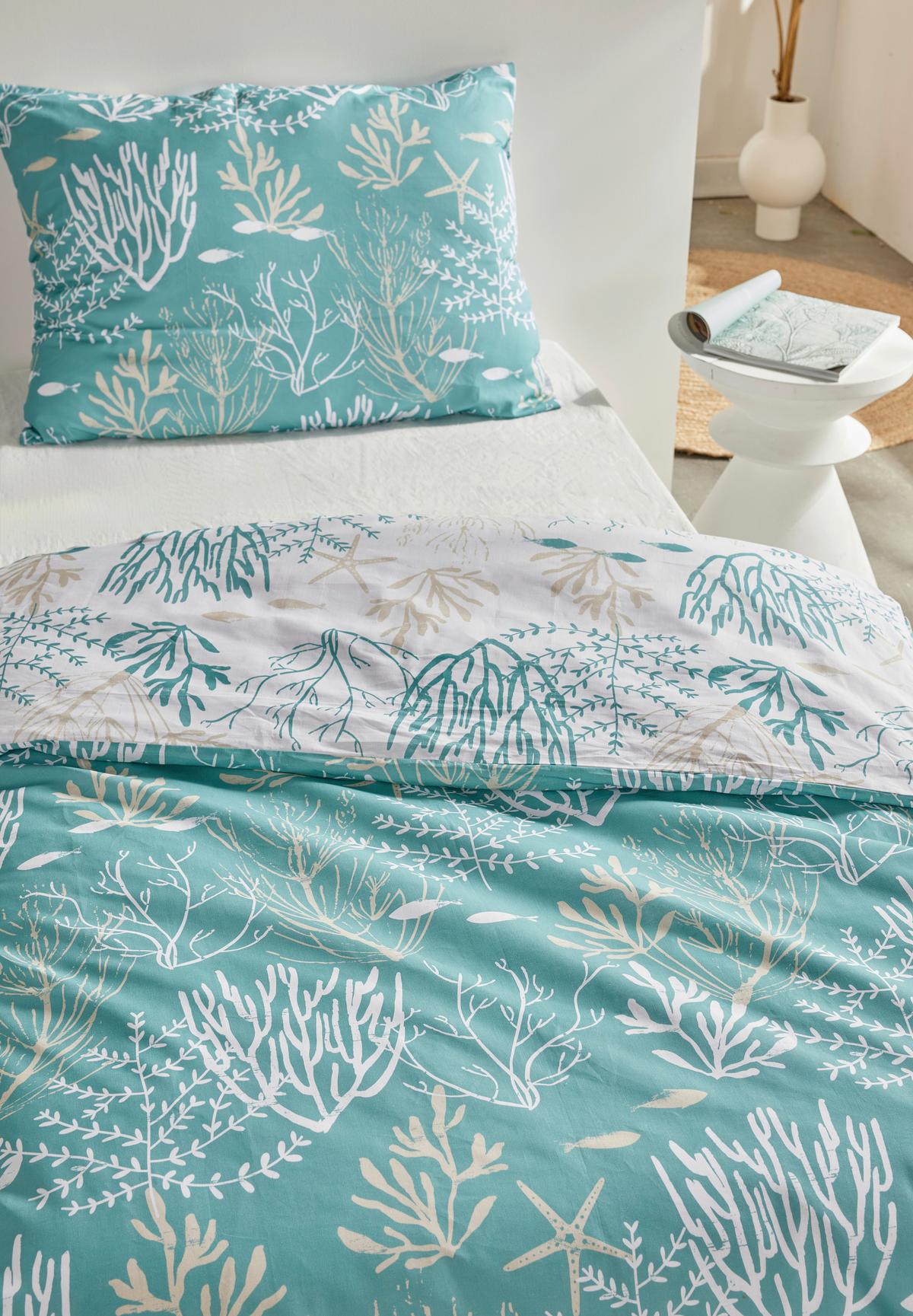Posteljnina Sunshine - metino zelena, Moderno, tekstil (140/200cm)