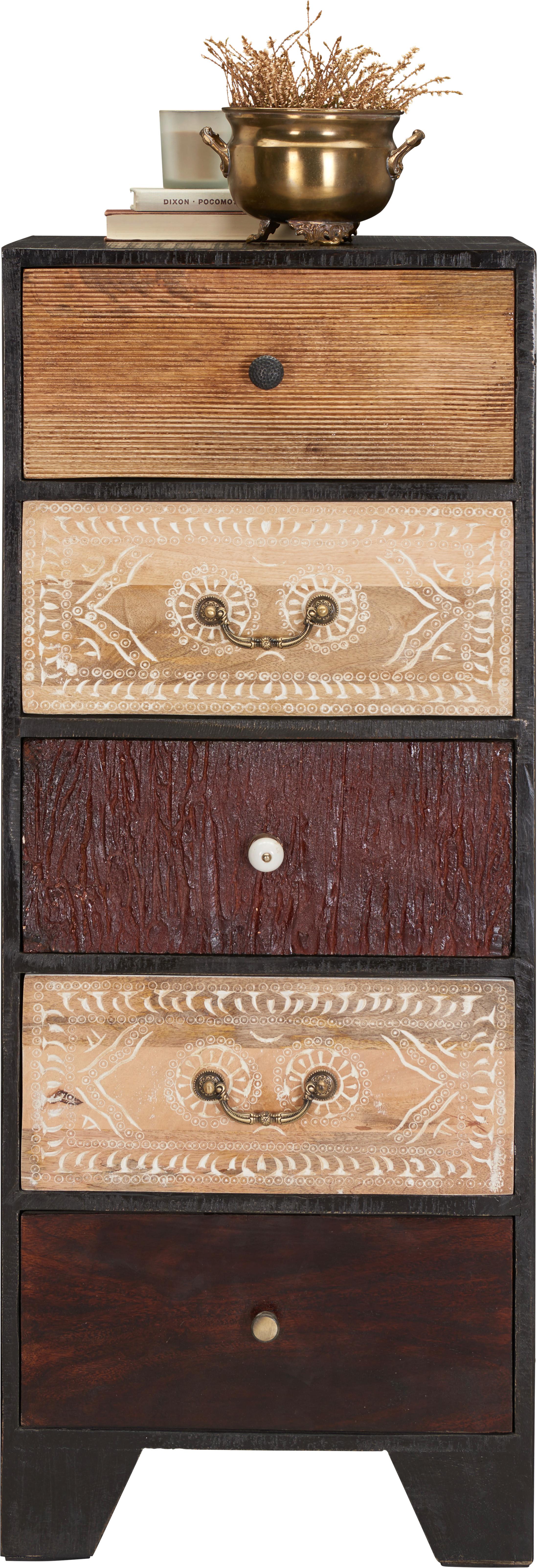 Comodă Peru - multicolor, Lifestyle, lemn/material pe bază de lemn (46/118/40cm) - Zandiara