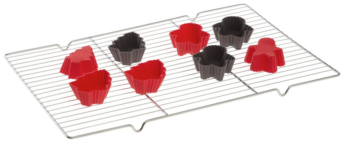 Sütemény Hűtőrács Christmas Fable - ezüstszínű, Konventionell, fém (39/59cm) - Modern Living