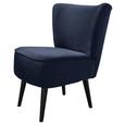 Sessel in Blau 'Lord' - Blau/Schwarz, Trend, Holz/Holzwerkstoff (65/89/70cm) - Livetastic Sessel in Blau 'Lord' - Blau/Schwarz, Trend, Holz/Holzwerkstoff (65/89/70cm) - Livetastic