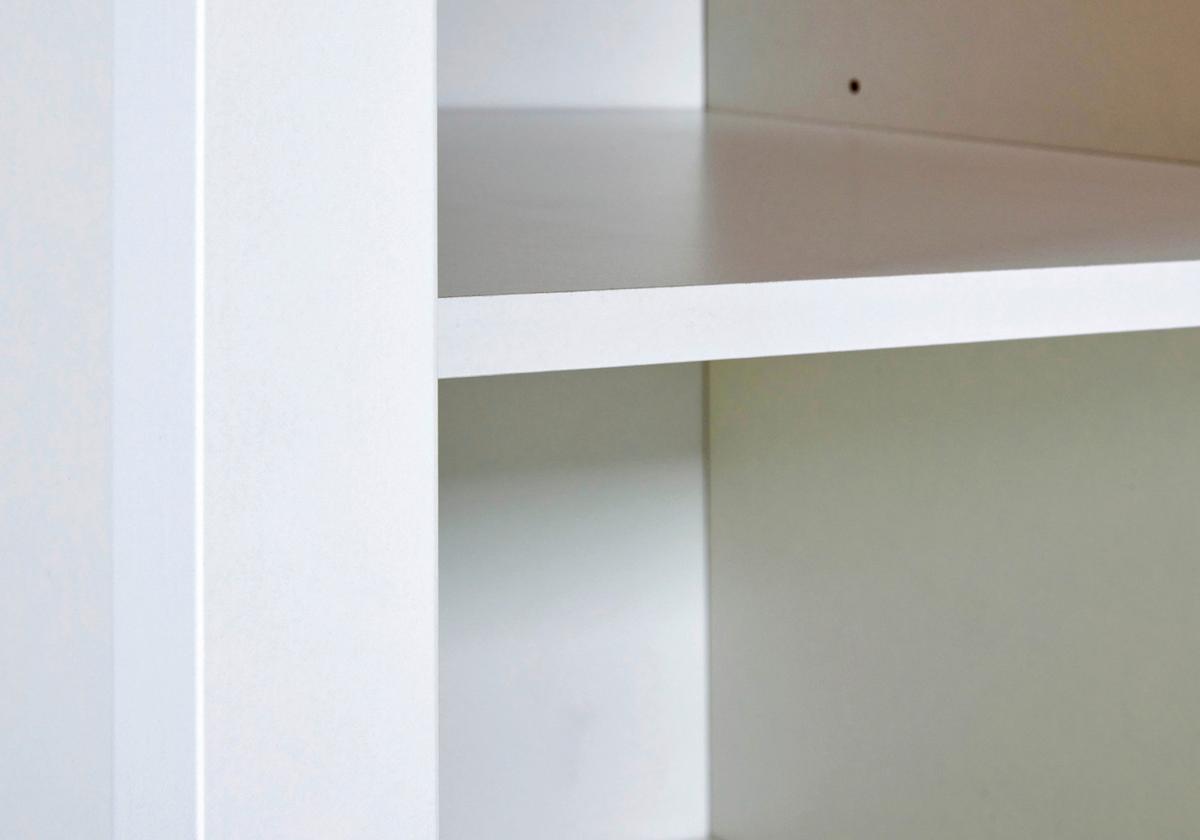 Standregal Sicilia Weiß/Eiche Artisan - Weiß/Eiche Artisan, ROMANTIK / LANDHAUS, Holzwerkstoff (60/167/60cm) - Mömax