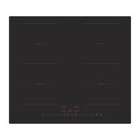 Glaskeramikkochfeld IN4-2FZSA Schwarz - Schwarz, Basics, Glas (59/6.2/52cm) - PKM