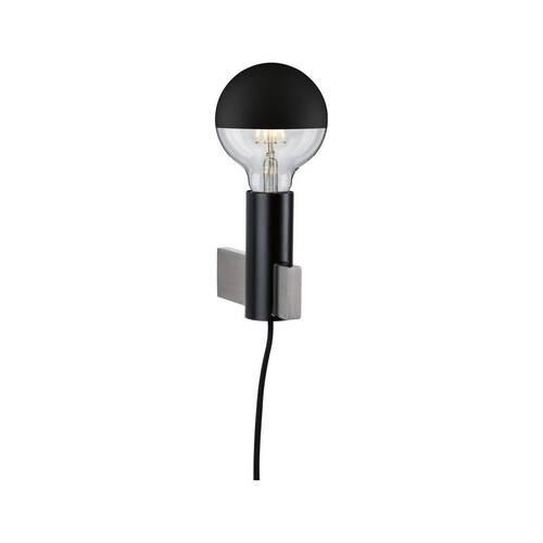Deckenleuchte Aik in Schwarz max. 20 Watt - Schwarz, Basics, Metall (4,5/12cm) - Paulmann