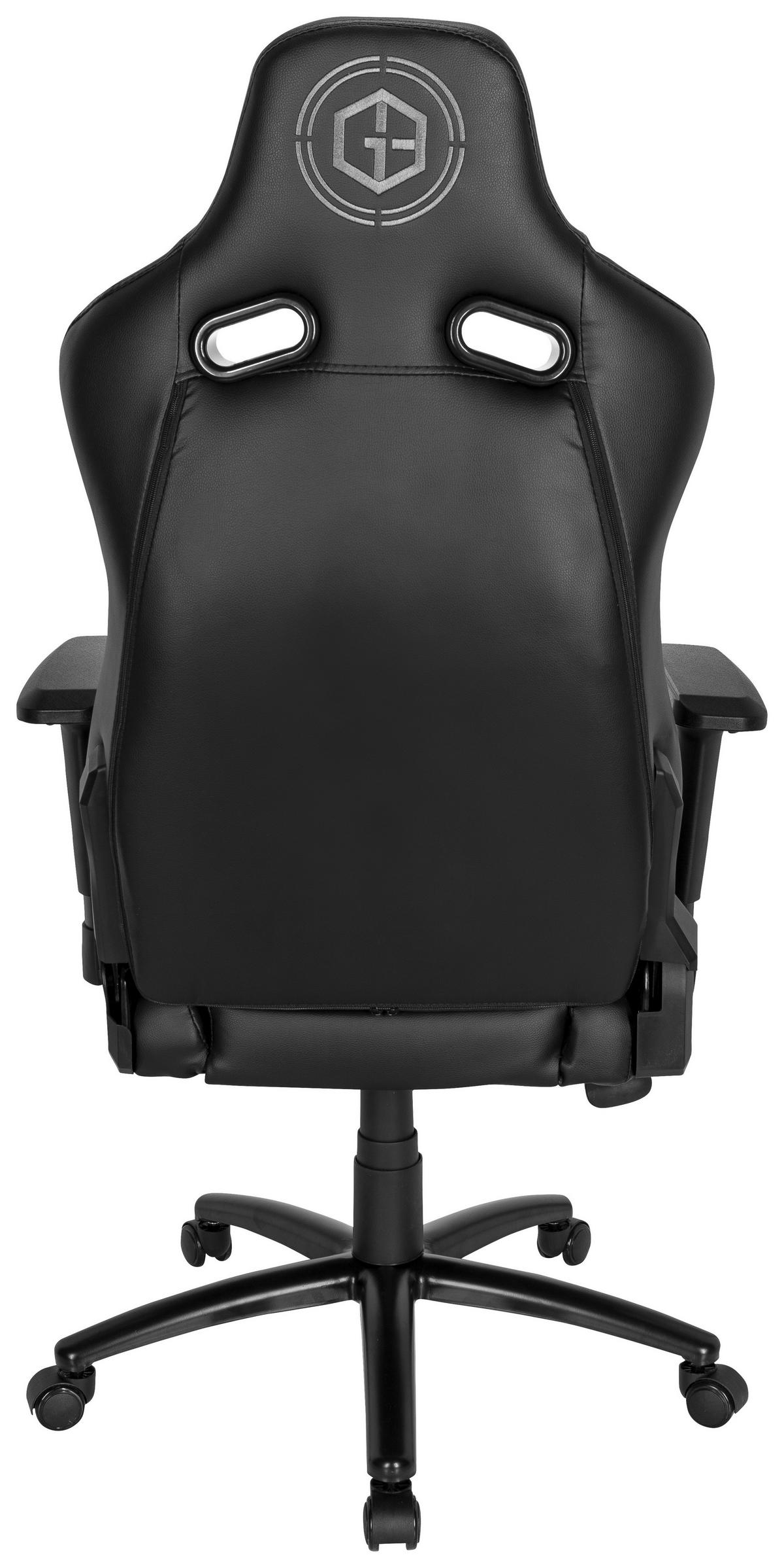 Gaming Stol Gamebreaker Sx 04, Črna - črna/bela, Moderno, kovina/umetna masa (74/137/66cm) - MID.YOU