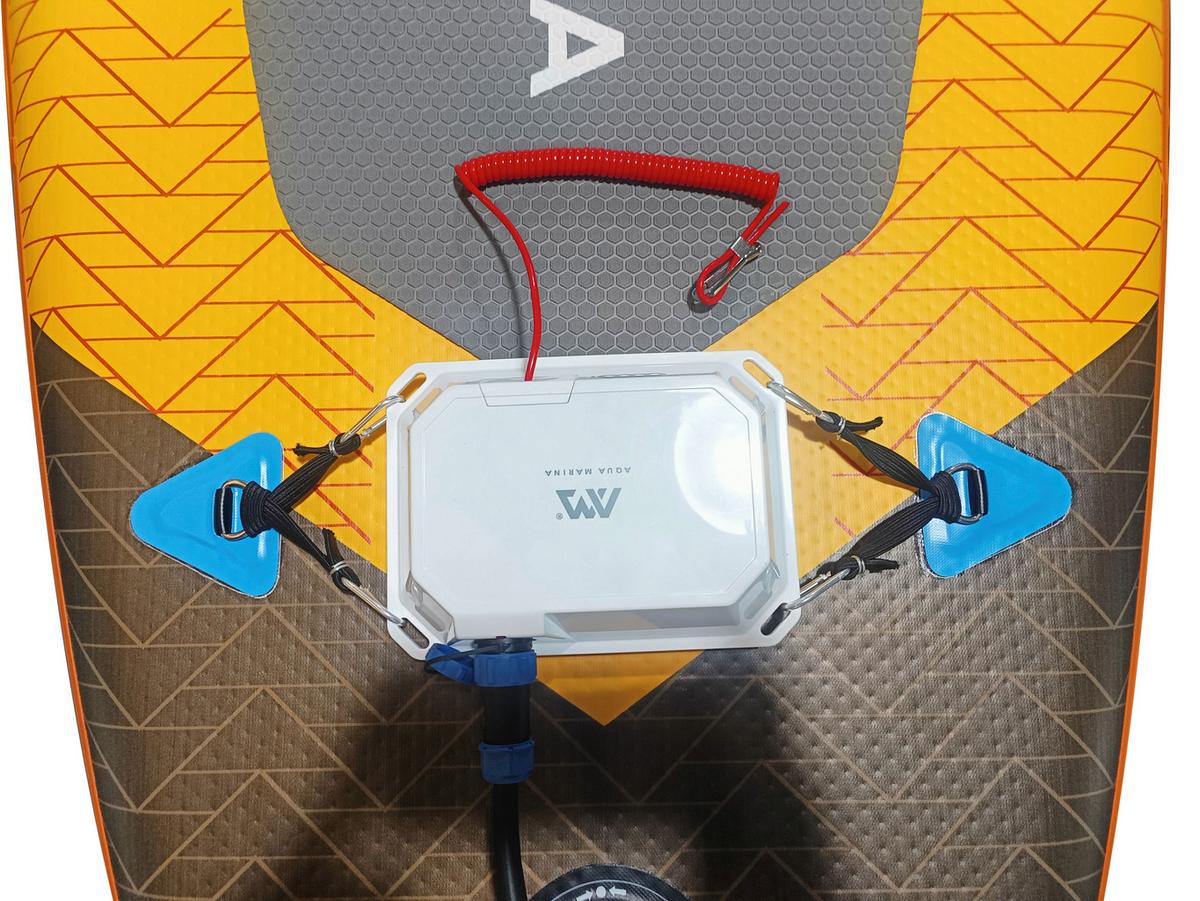 DESKA SUP TURBO - żółty, Konventionell, tworzywo sztuczne (320/81/15cm)
