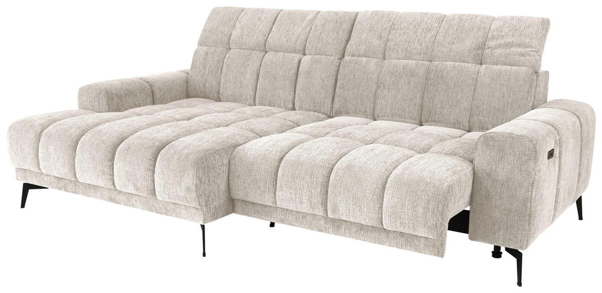 Kutna Garnitura Laya - krem, Moderno, tekstil (155/250cm) - Premium Living
