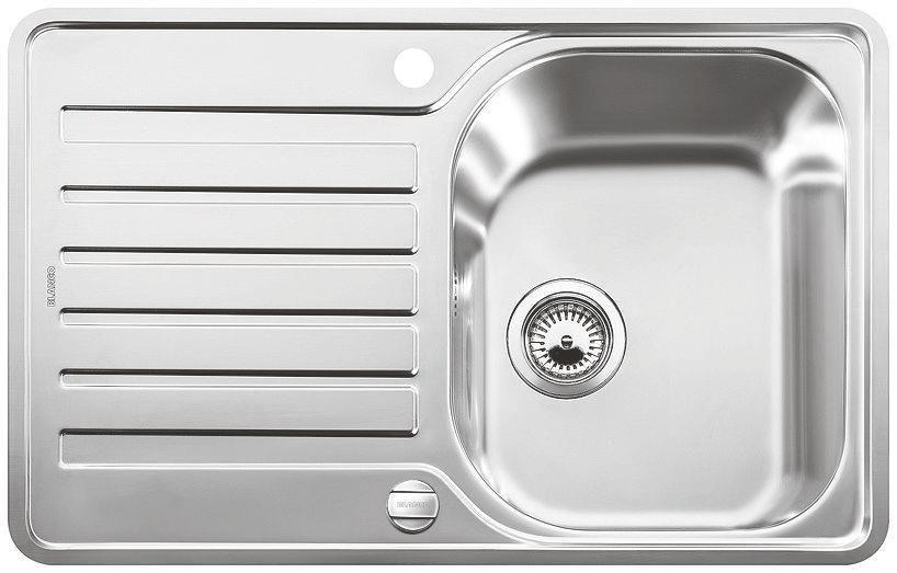 Spüle LANTOS aus Edelstahl - Edelstahlfarben, MODERN, Metall (76,8/48,8cm) - Blanco