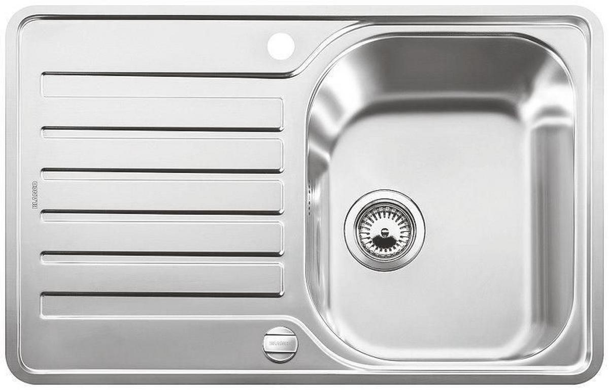 Spüle LANTOS aus Edelstahl - Edelstahlfarben, MODERN, Metall (76,8/48,8cm) - Blanco
