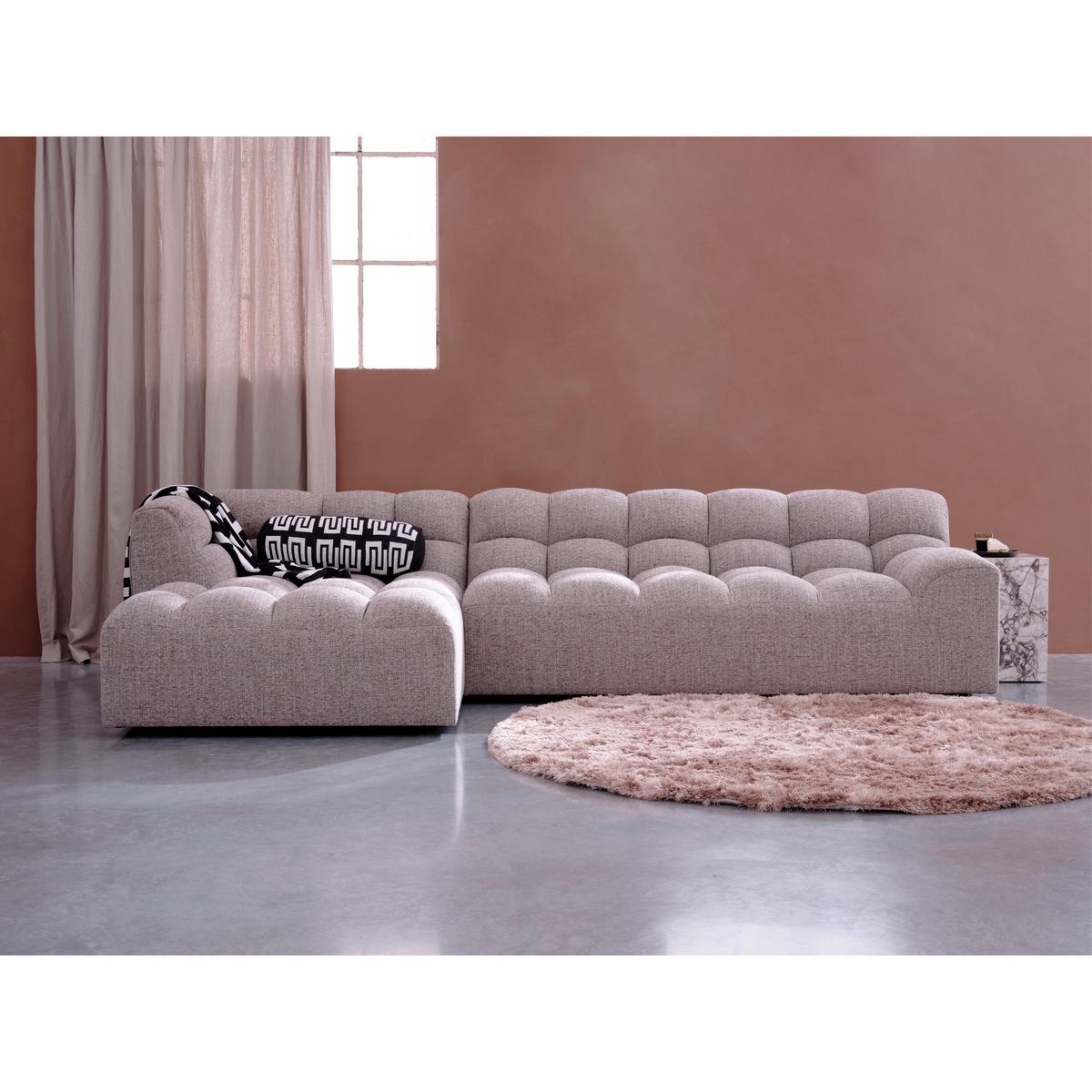 ECKSOFA Allure Braun S: 165x324cm - Schwarz/Braun, Design, Kunststoff/Textil (165/324cm) - Livetastic