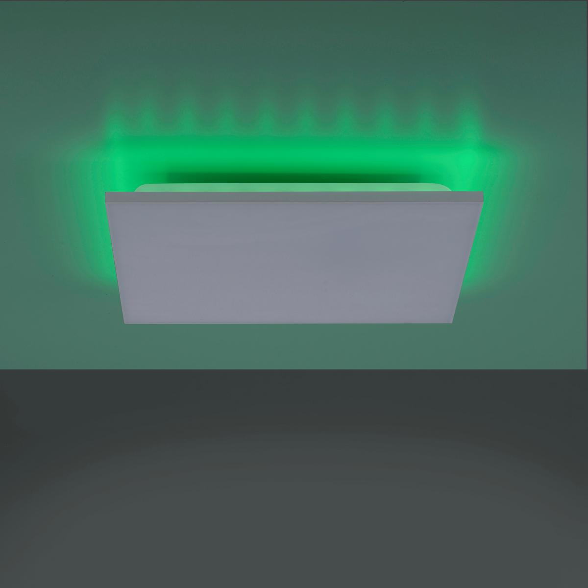 LED-Deckenleuchte Gustav 29 Watt - Weiß, Design, Kunststoff/Metall (45/45/7cm)