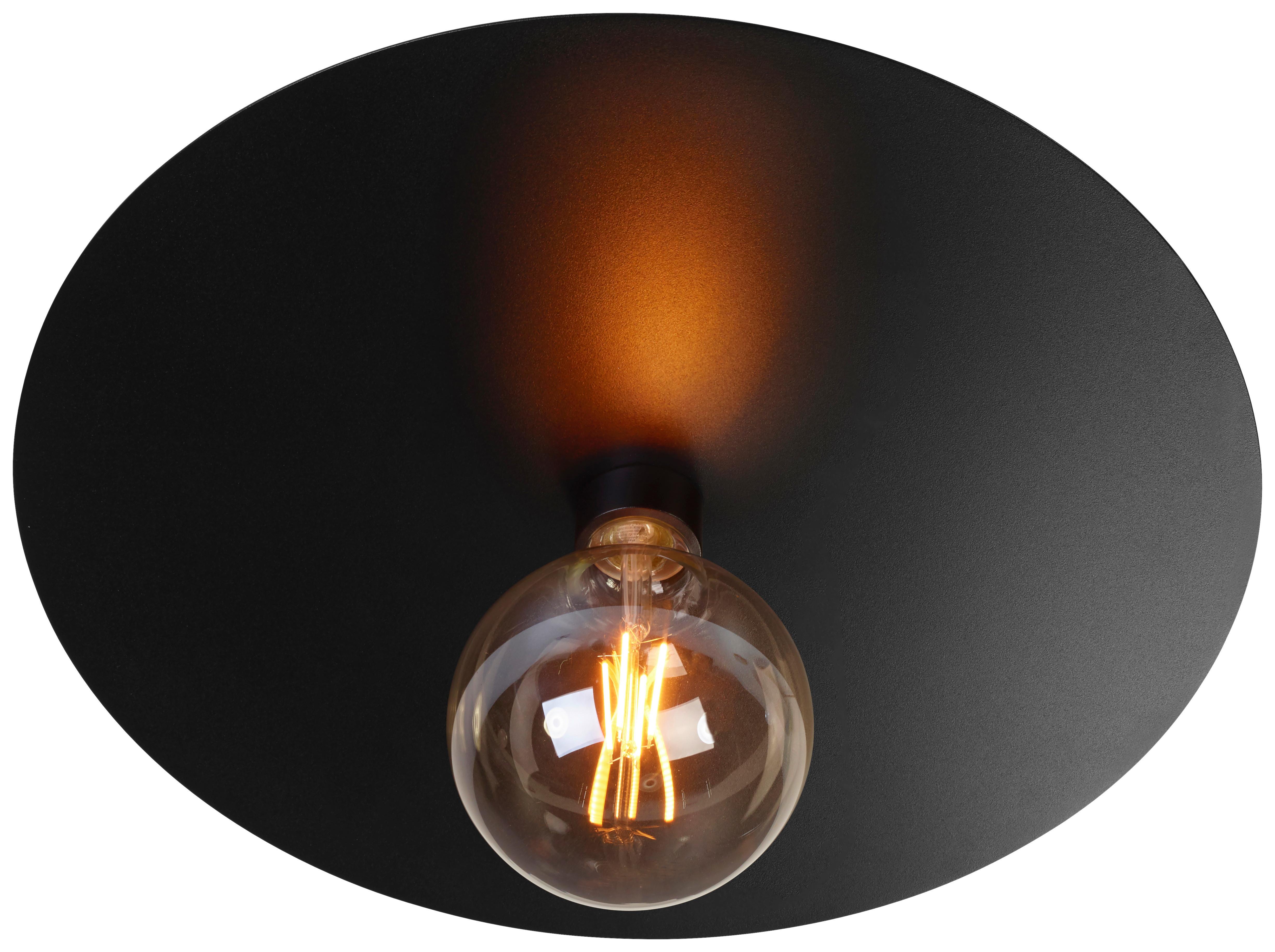 LAMPA SUFITOWA 18980299 CHIO - czarny, Basics, metal (34/6,5cm) - BOPP