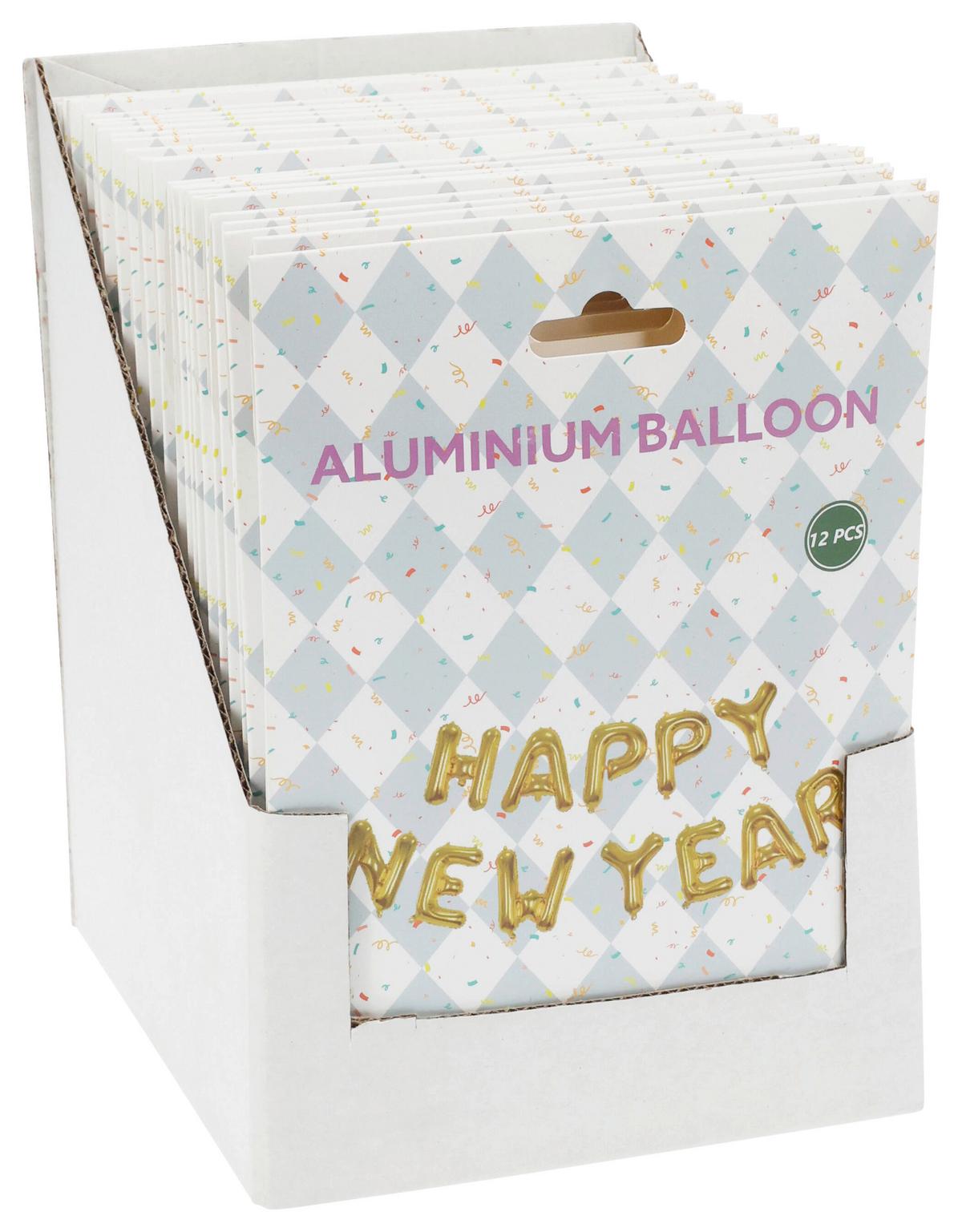 Luftballon Silvester diverse Designs - Multicolor, KONVENTIONELL, Kunststoff (83cm) - Mömax