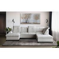 Canapea modulara YOKO - gri deschis, Modern, textil (183/347/235cm) - Luca Bessoni