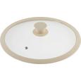 Deckel Marmor Creme - Creme, ROMANTIK / LANDHAUS, Glas/Kunststoff (28cm) - Premium Living Deckel Marmor Creme - Creme, ROMANTIK / LANDHAUS, Glas/Kunststoff (28cm) - Premium Living