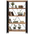 Regal Schwarz/Natur - Schwarz/Naturfarben, LIFESTYLE, Holz (120/190/35cm) - Zandiara Regal Schwarz/Natur - Schwarz/Naturfarben, LIFESTYLE, Holz (120/190/35cm) - Zandiara