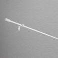 Vorhangstangenset Mia Silber ca. 140cm - Silberfarben, Metall (140cm) - Based Vorhangstangenset Mia Silber ca. 140cm - Silberfarben, Metall (140cm) - Based