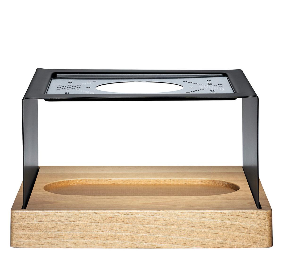 GRILL RACLETTE 3035107002 - czarny, Konventionell, metal/drewno (22,5/23,5/11,5cm) - Spring