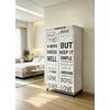 STOFKAST SIMPLE -SB- - Wit/Zwart, Lifestyle, Textiel/Metaal (75/160/50cm) - Mömax