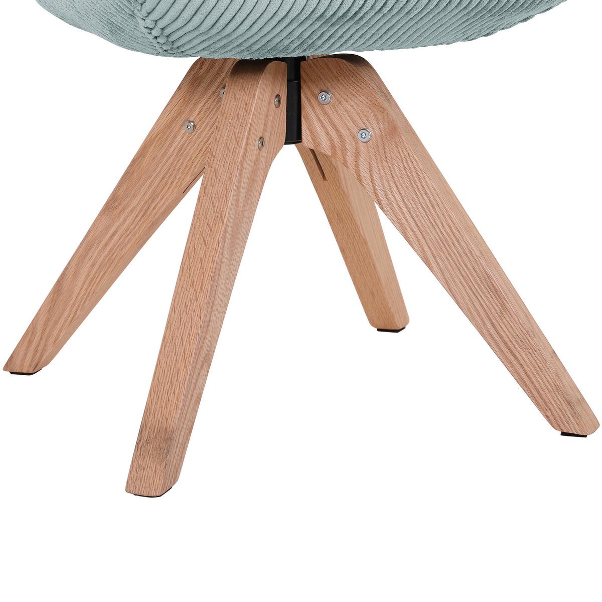 KRZESŁO Z PODŁOKIETNIKAMI EASY -BEACH CLUB- - kolor naturalny/jasnoniebieski, Konventionell, tkanina/drewno (60/83/65cm) - Landscape