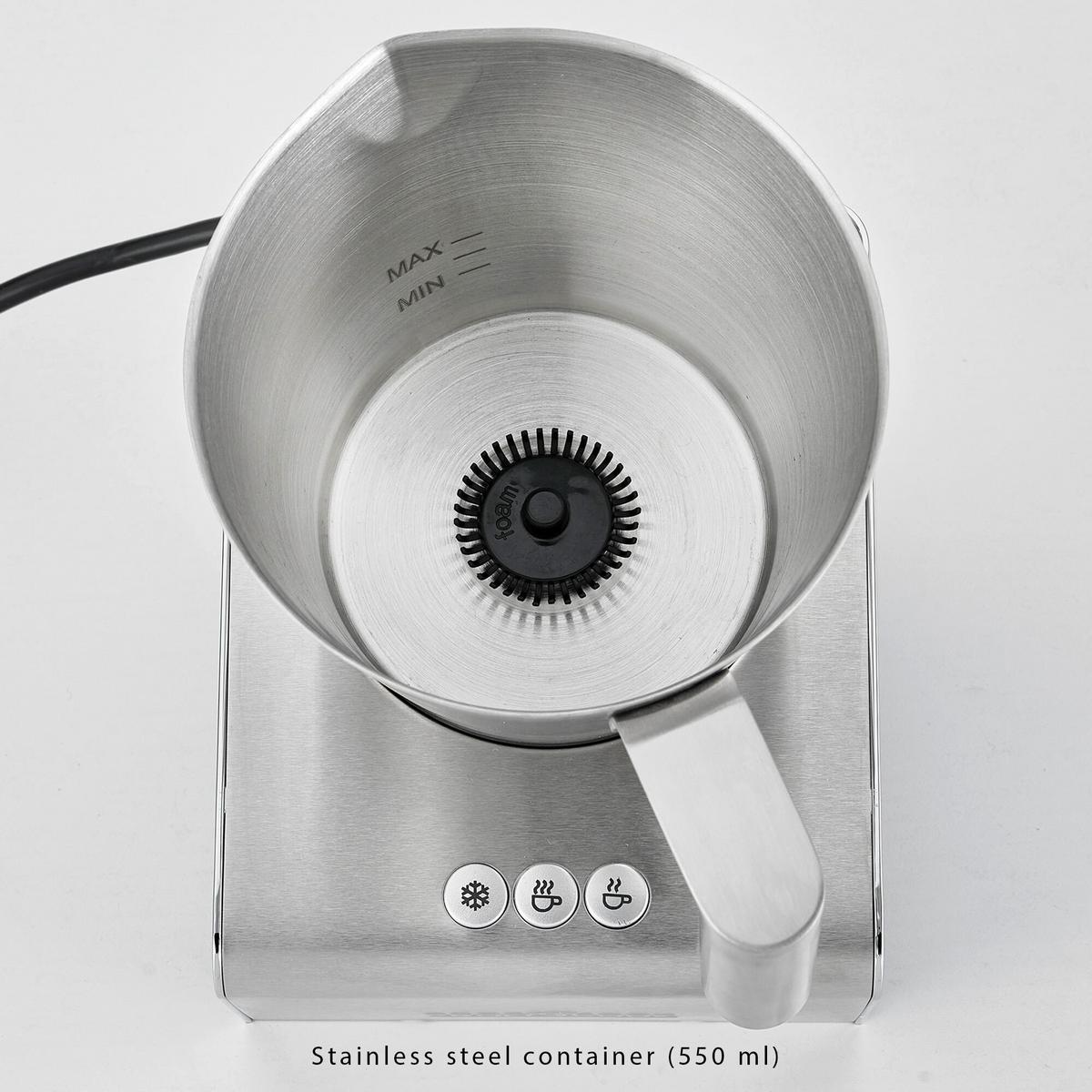 SPIENIACZ DO MLEKA PC-MS 1032 - kolor stalowy, Basics, metal (17/13/15cm) - Bomann