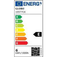 LED-Leuchtmittel 10577CK max. 6 Watt - Klar, Glas/Metall (3,5/9,8cm) - Globo