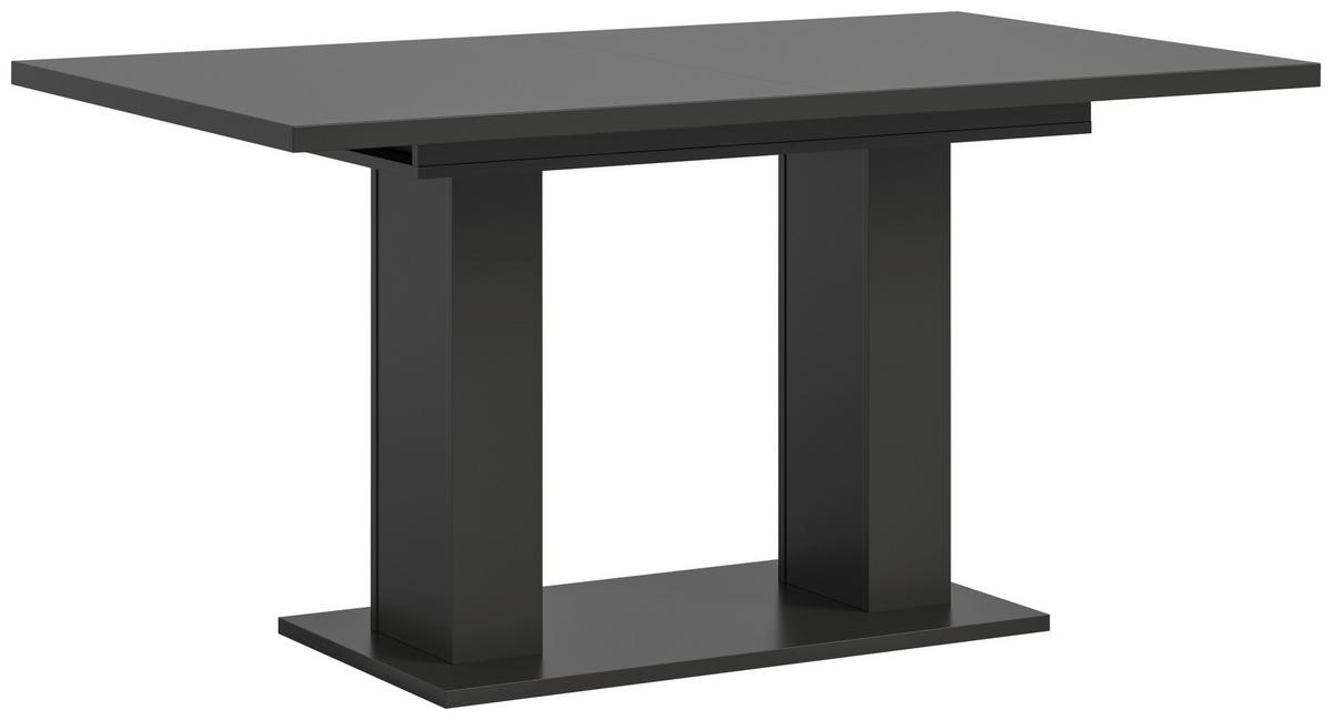 Ausziehtisch Marlon ca. 150x190 cm Grau/Eiche - Grau, KONVENTIONELL, Holzwerkstoff (150-190/90/76cm) - MID.YOU