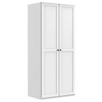 Ormar S Klasičnim Vratima New York B - bijela, Konvencionalno, drvni materijal/metal (90/236/58cm) - Modern Living