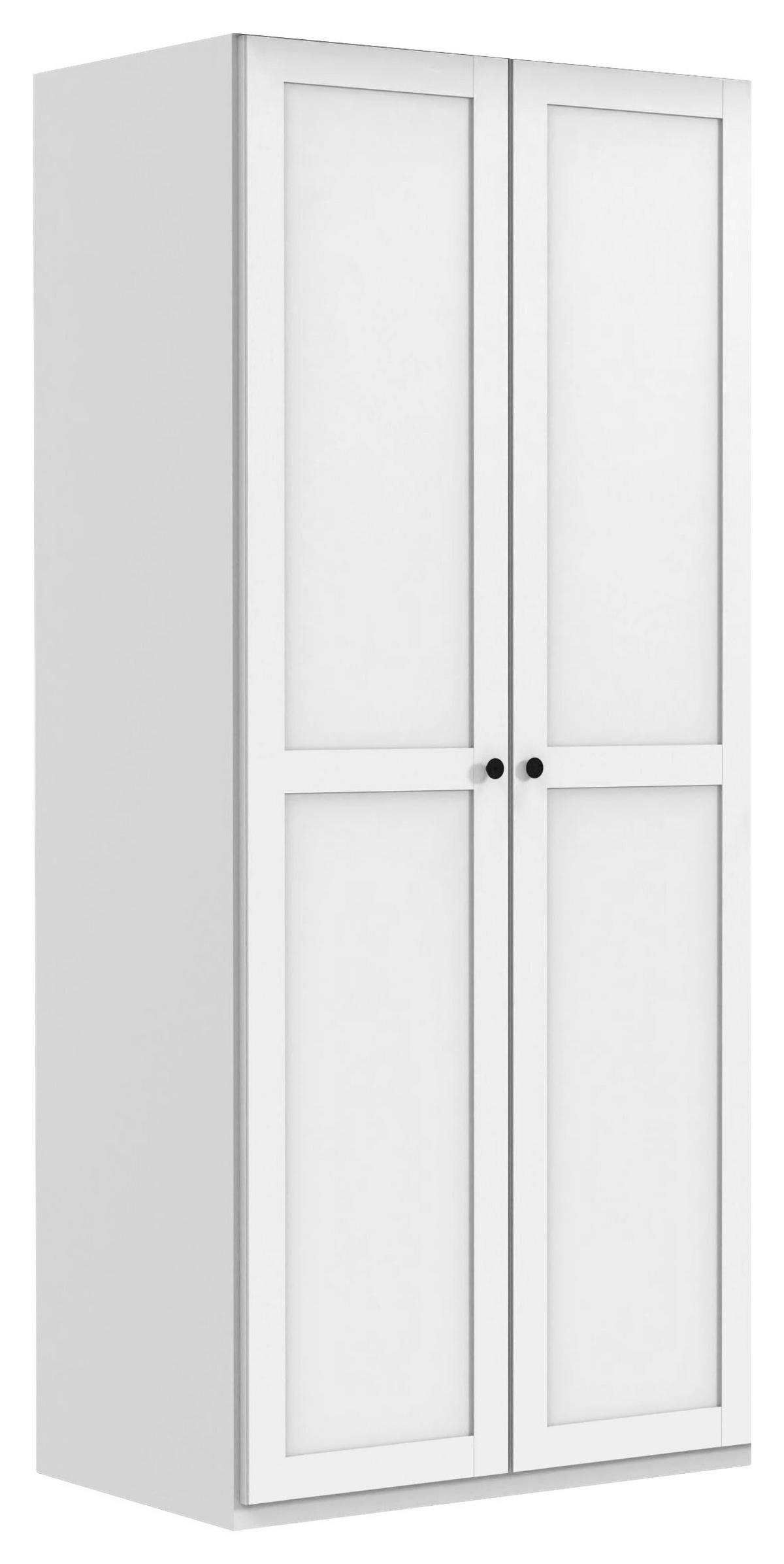 Ormar S Klasičnim Vratima New York B - bijela, Konvencionalno, drvni materijal/metal (90/236/58cm) - Modern Living