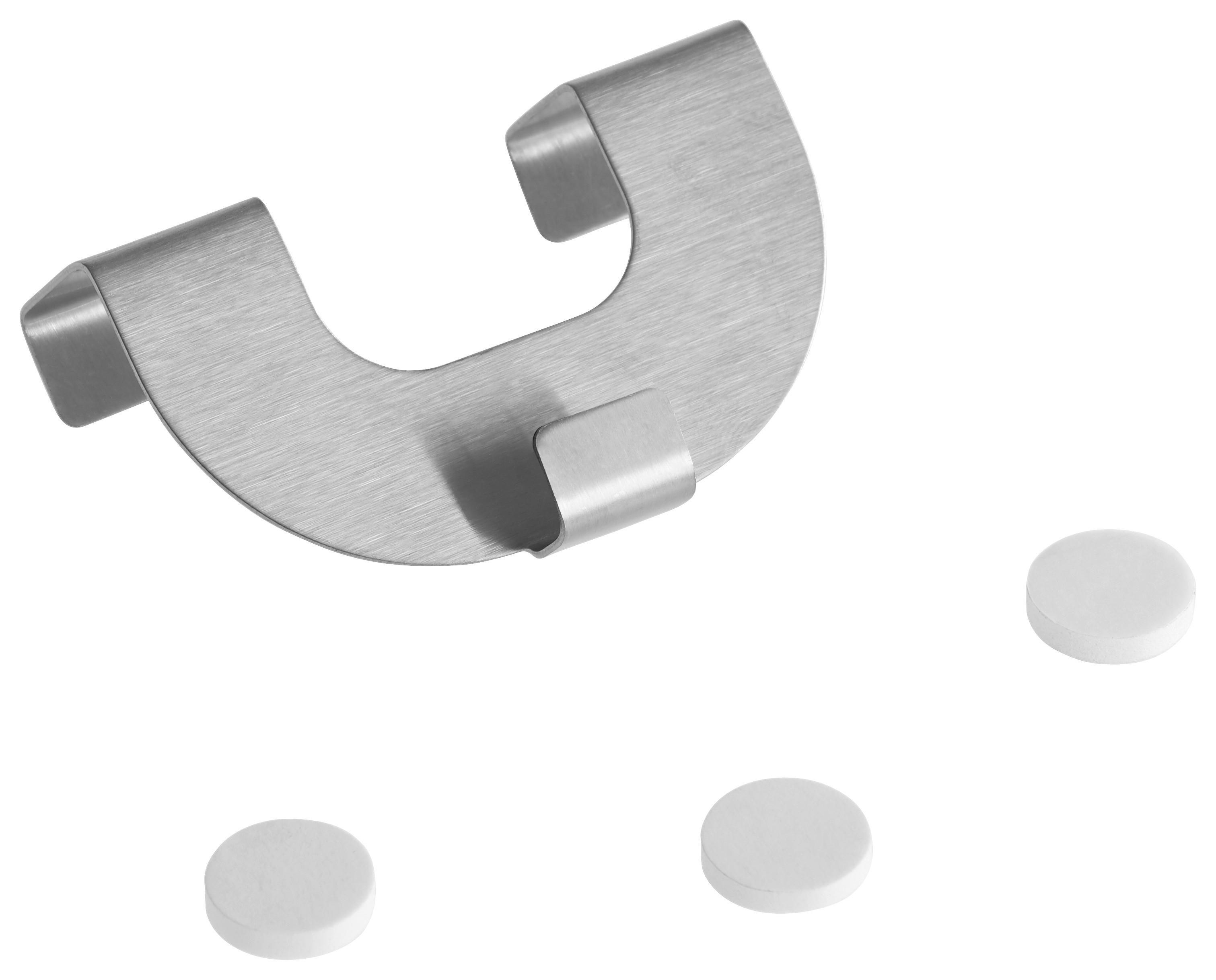 HACZYK DO ZASŁON U-HAKEN - kolor srebrny, Basics, metal (7,5/4/2cm) - Novel