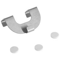 HACZYK DO ZASŁON U-HAKEN - kolor srebrny, Basics, metal (7,5/4/2cm) - Novel