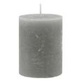 Stumpenkerze Lia in Grau - Grau, MODERN (6,8/9cm) - MÖMAX modern living
